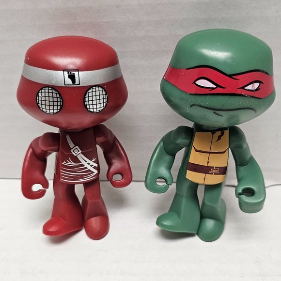 2017 TMNT Ninja Turtles Raphael Sonic Wacky Pack Meal Toy Red Green Soldier Lot - Picture 1 of 8